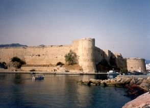 La forteresse de Kyrenia à Chypre